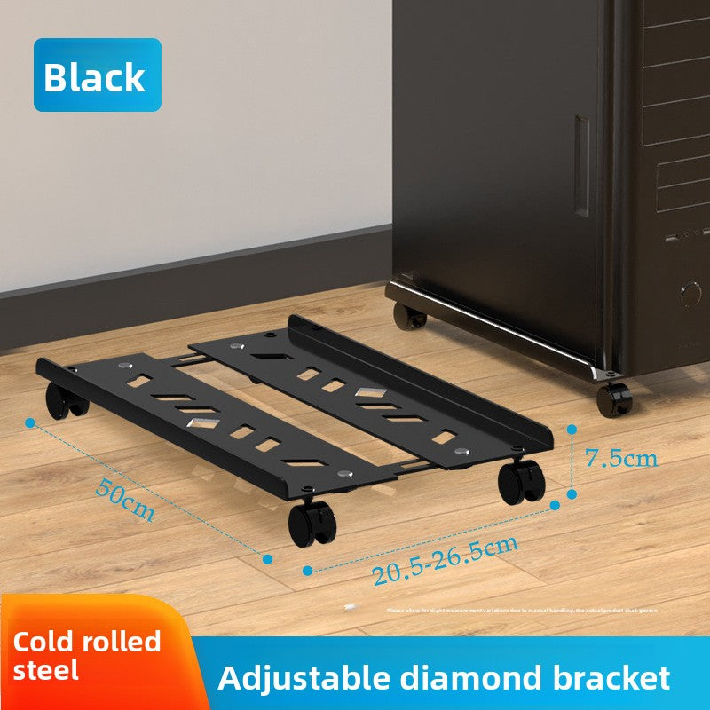 Computer host mobile bracket