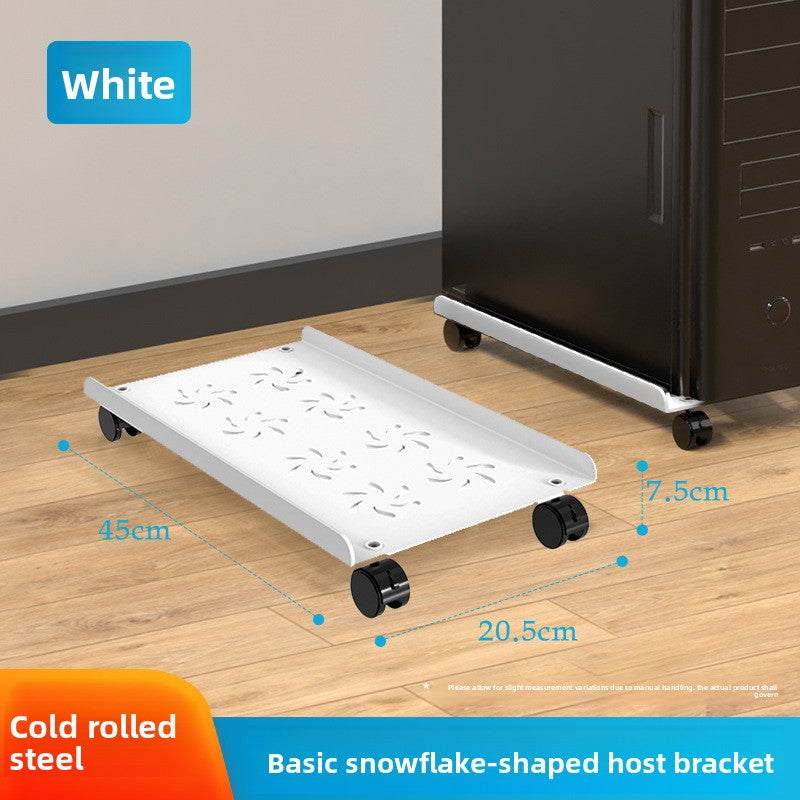 Computer host mobile bracket