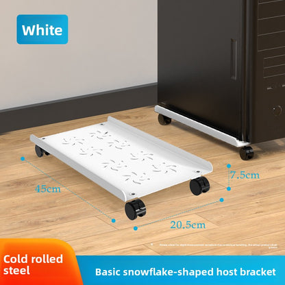 Computer host mobile bracket