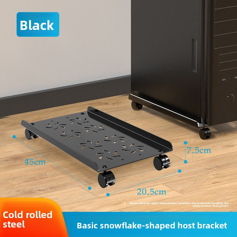 Computer host mobile bracket