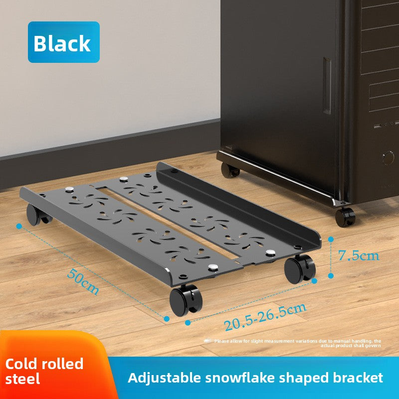 Computer host mobile bracket