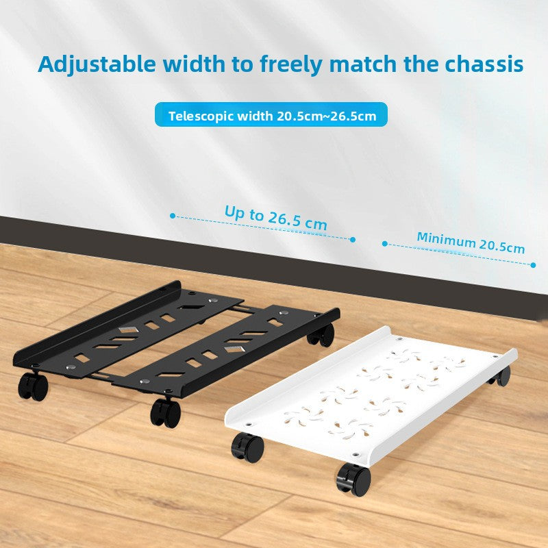 Computer host mobile bracket