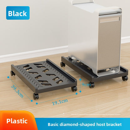 Computer host mobile bracket