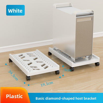 Computer host mobile bracket