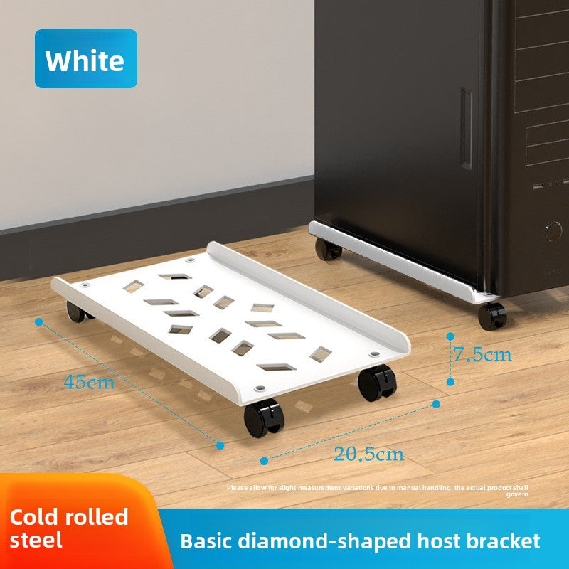 Computer host mobile bracket