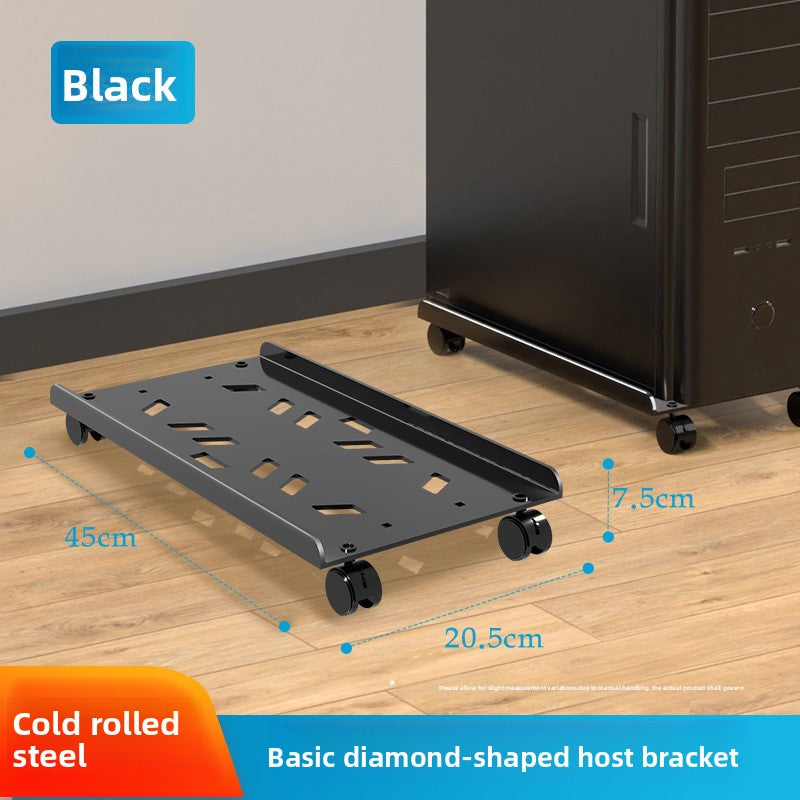 Computer host mobile bracket