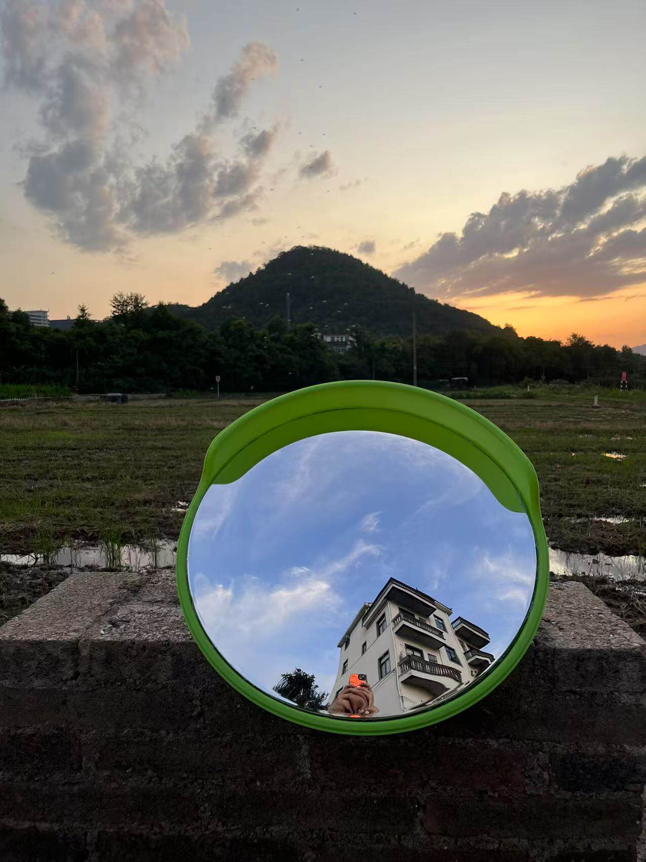 Concave-convex mirror