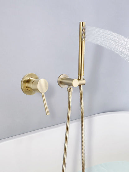 Concealed Wall-Mounted Shower Set with Handheld Showerhead
