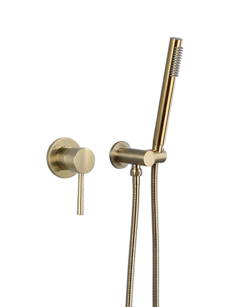 Concealed Wall-Mounted Shower Set with Handheld Showerhead