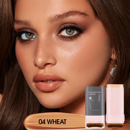 Concealer Foundation Stick with Brush Head Waterproof Natural Makeup
