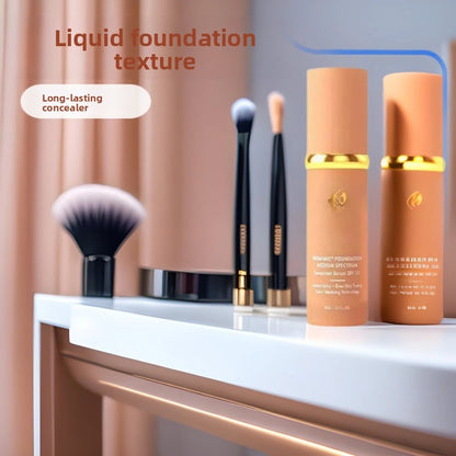 Concealing, moisturizing and non-smudging foundation