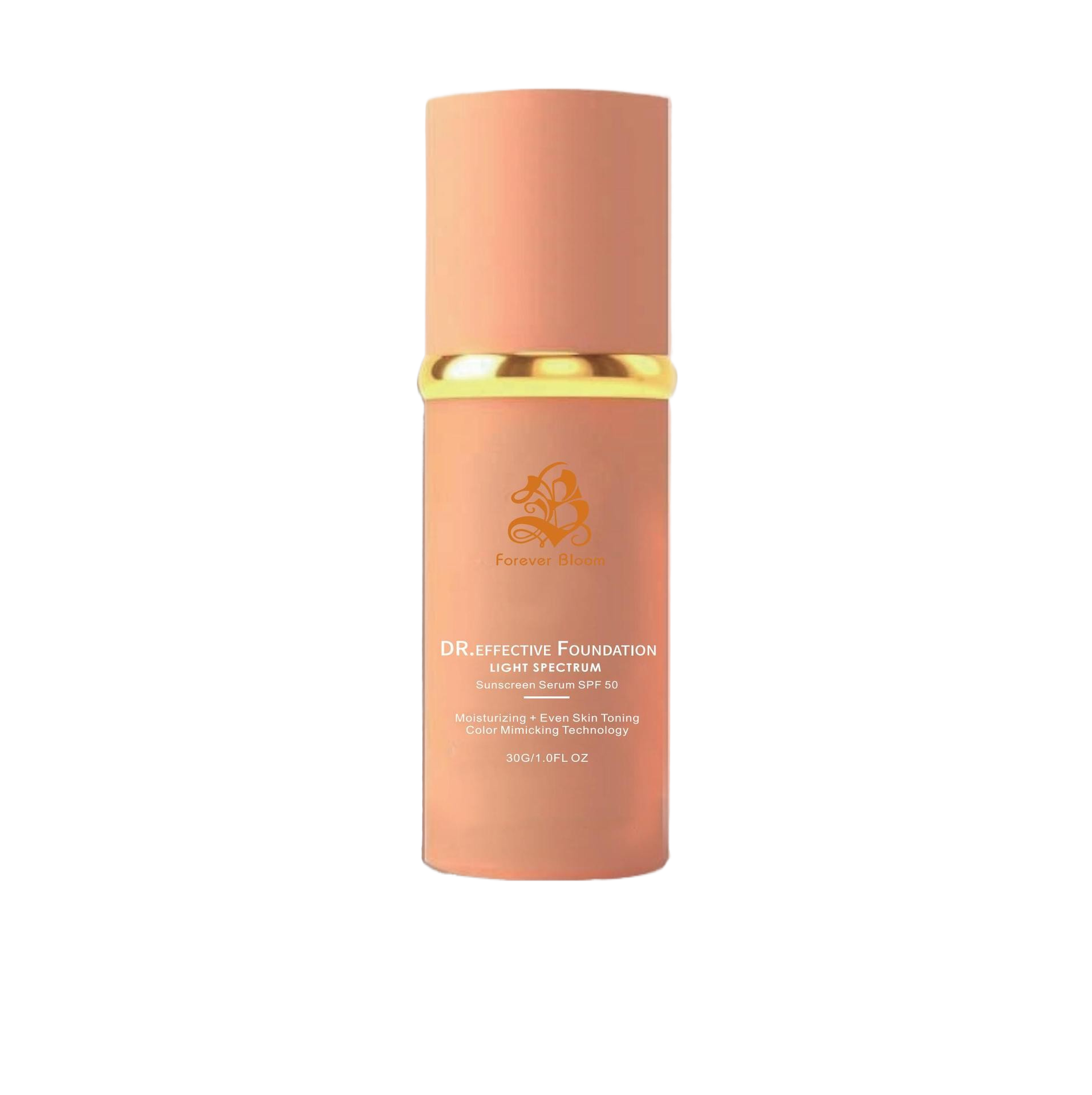 Concealing, moisturizing and non-smudging foundation