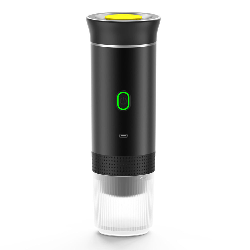 Concentrated capsule coffee machine