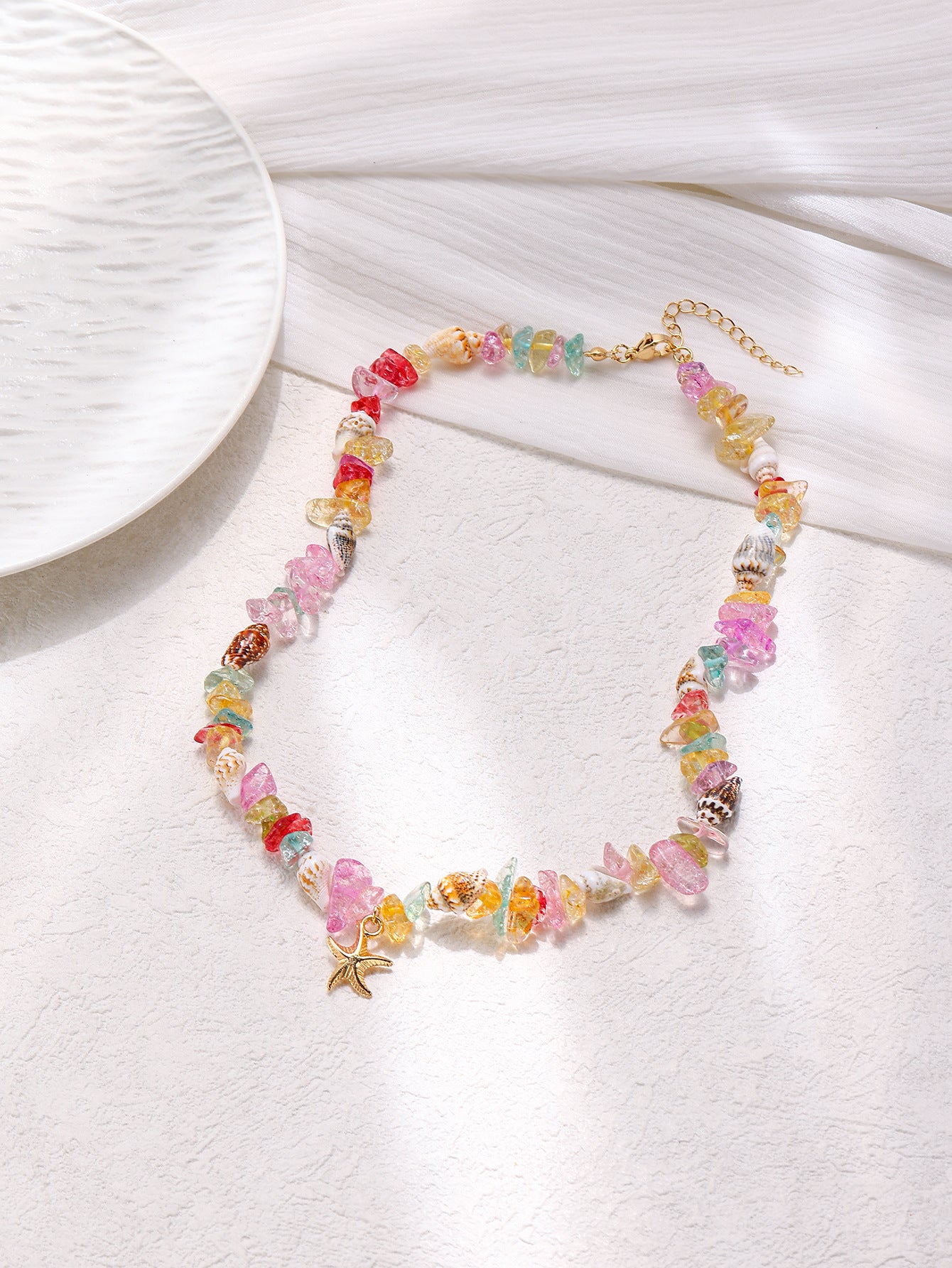 Conch Rice Beads Turquoise Bracelet