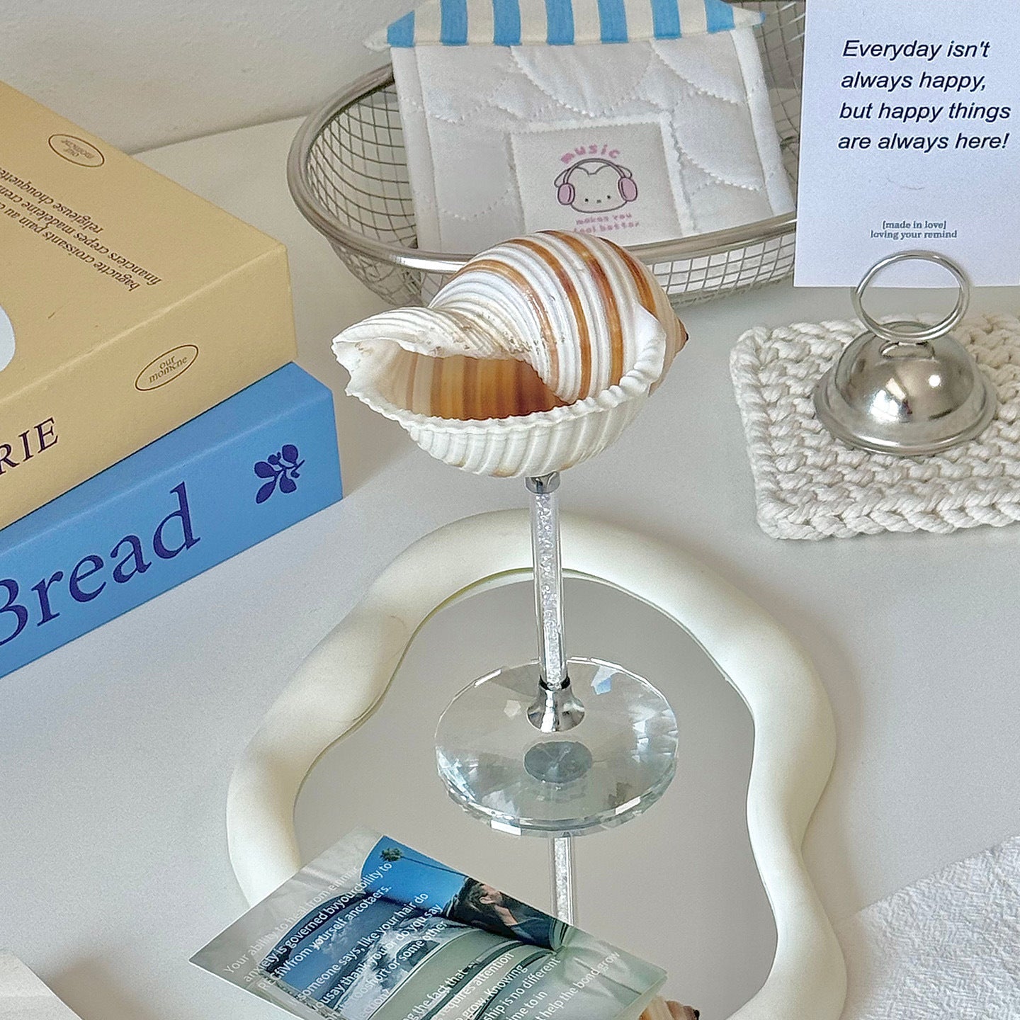 Conch Shell Wine Glass