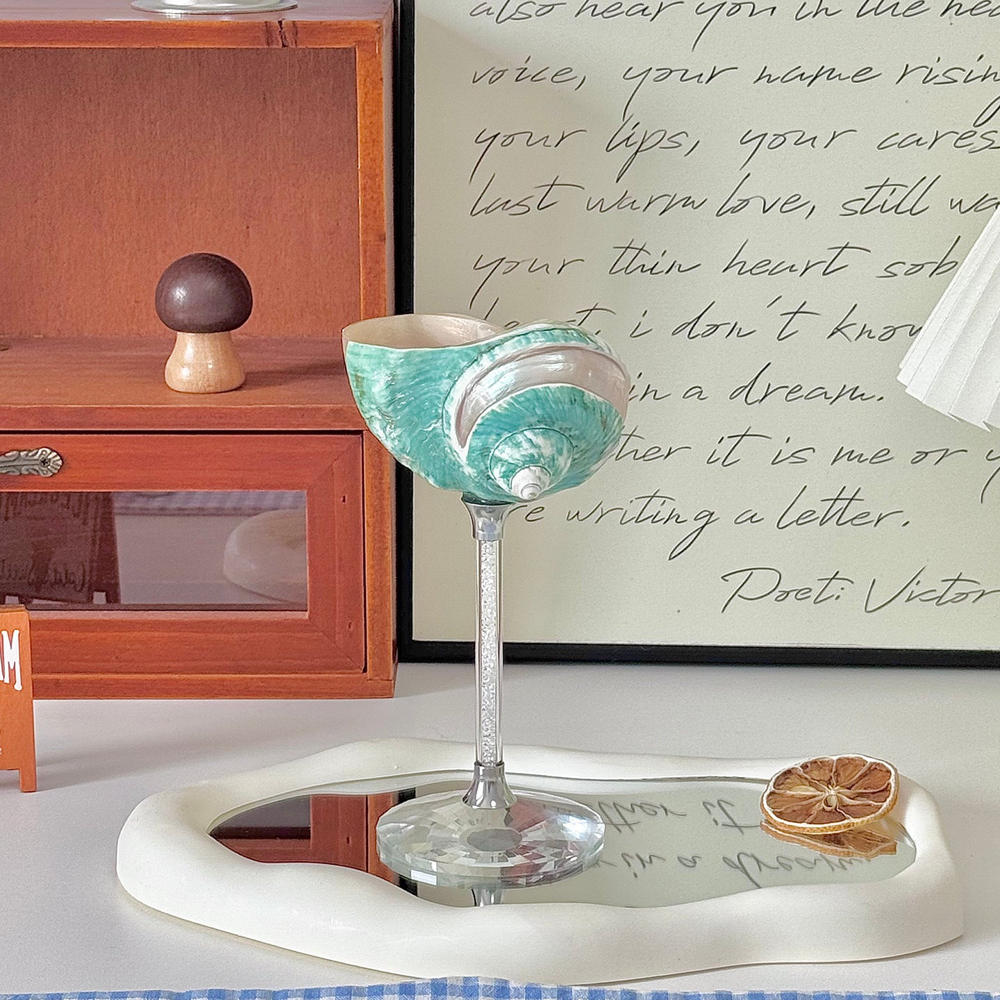 Conch Shell Wine Glass