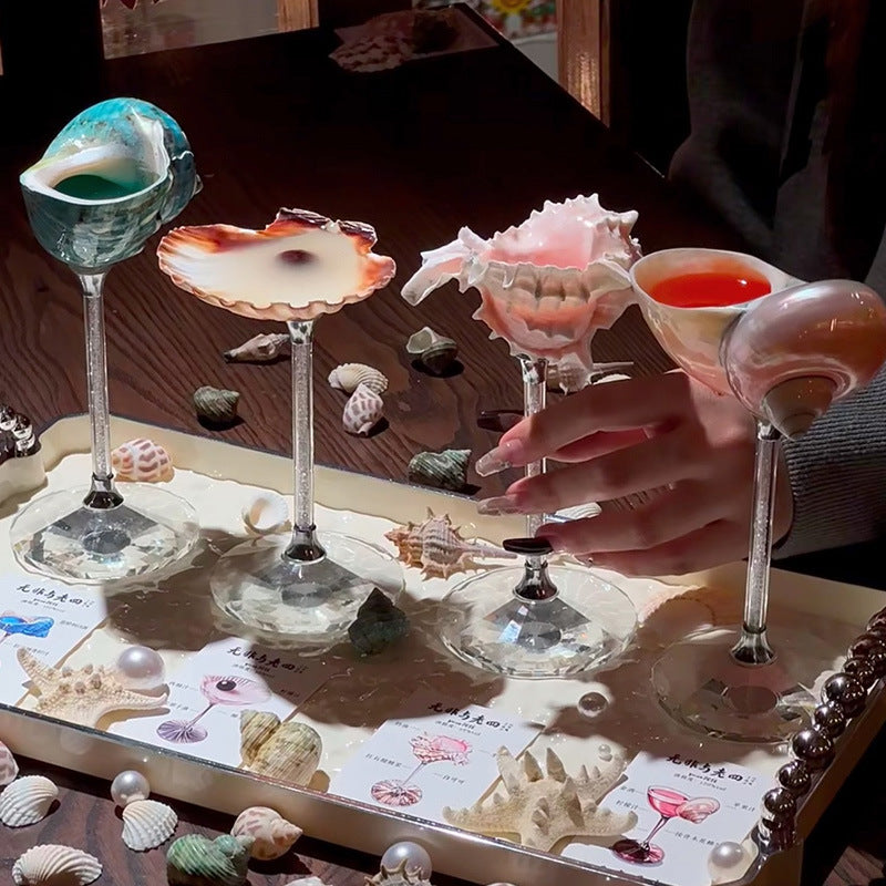 Conch Shell Wine Glass