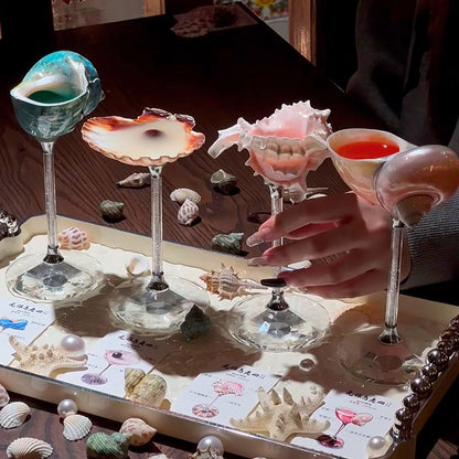 Conch Shell Wine Glass