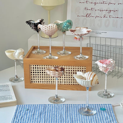 Conch Shell Wine Glass
