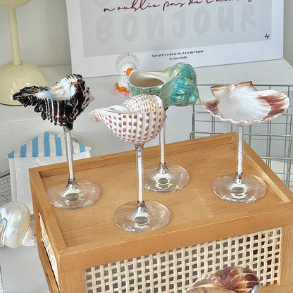 Conch Shell Wine Glass