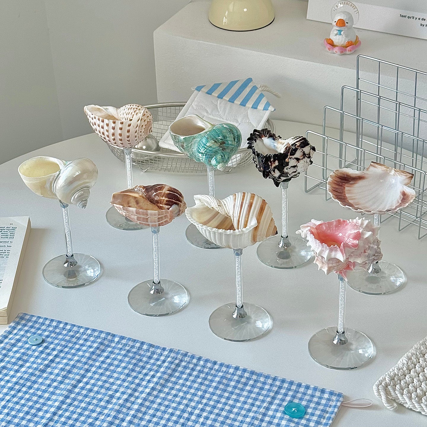 Conch Shell Wine Glass