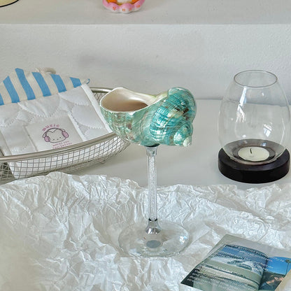 Conch Shell Wine Glass