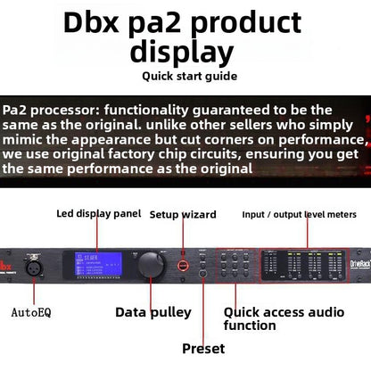 Conference stage performance processor