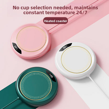 Constant temperature heating cup mat