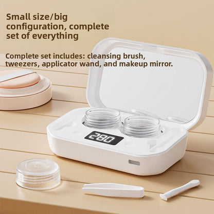 Contact lens cleaning caser