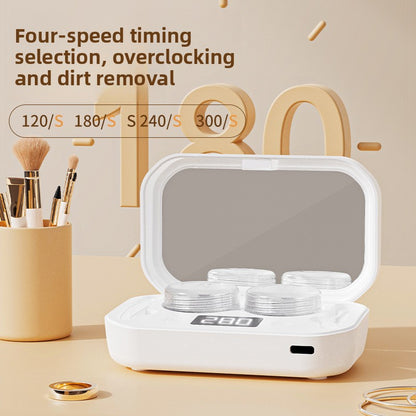 Contact lens cleaning caser