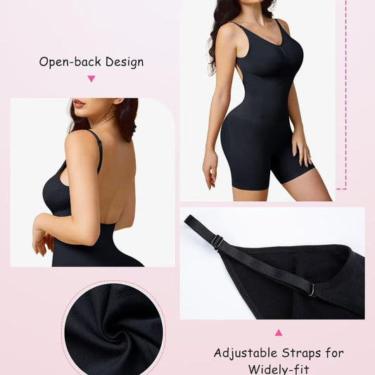 Contoured abdominal toning suit