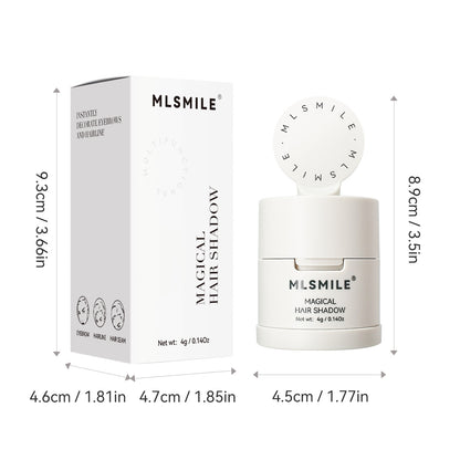 Contouring and shading powder for concealing and filling in hairlines, waterproof and long-lasting eyebrow powder and pomade, multi-functional makeup