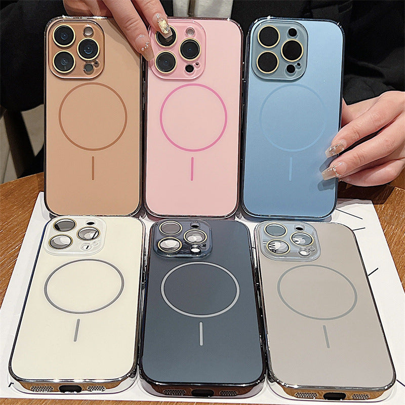 Contrast Color Magnetic Mobile Phone Case