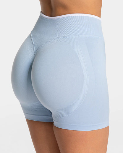 Contrast Color Shockproof Yoga Set Women Four-Piece Bra Shorts Vest Trousers