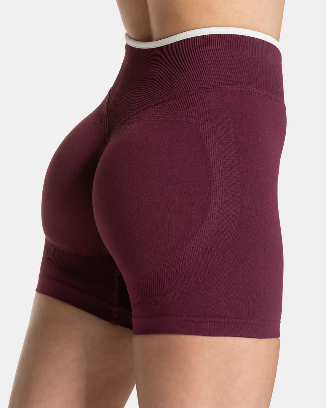 Contrast Color Shockproof Yoga Set Women Four-Piece Bra Shorts Vest Trousers
