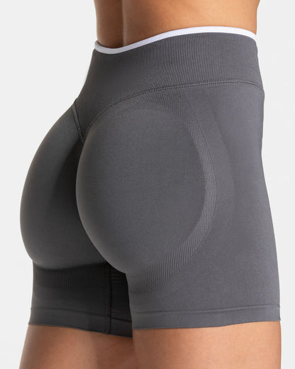 Contrast Color Shockproof Yoga Set Women Four-Piece Bra Shorts Vest Trousers