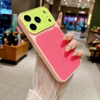 Contrasting Color Acrylic Phone Case for iPhone Models