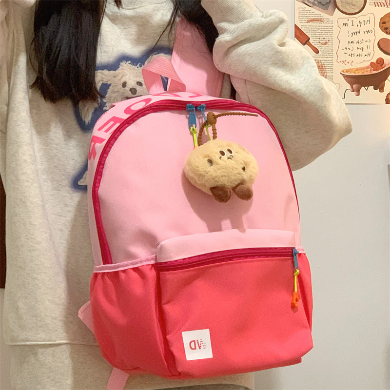 Contrasting Color Backpack