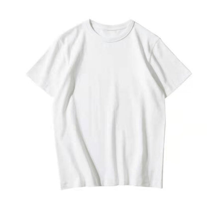 Contrasting Color Short-Sleeved Shirt