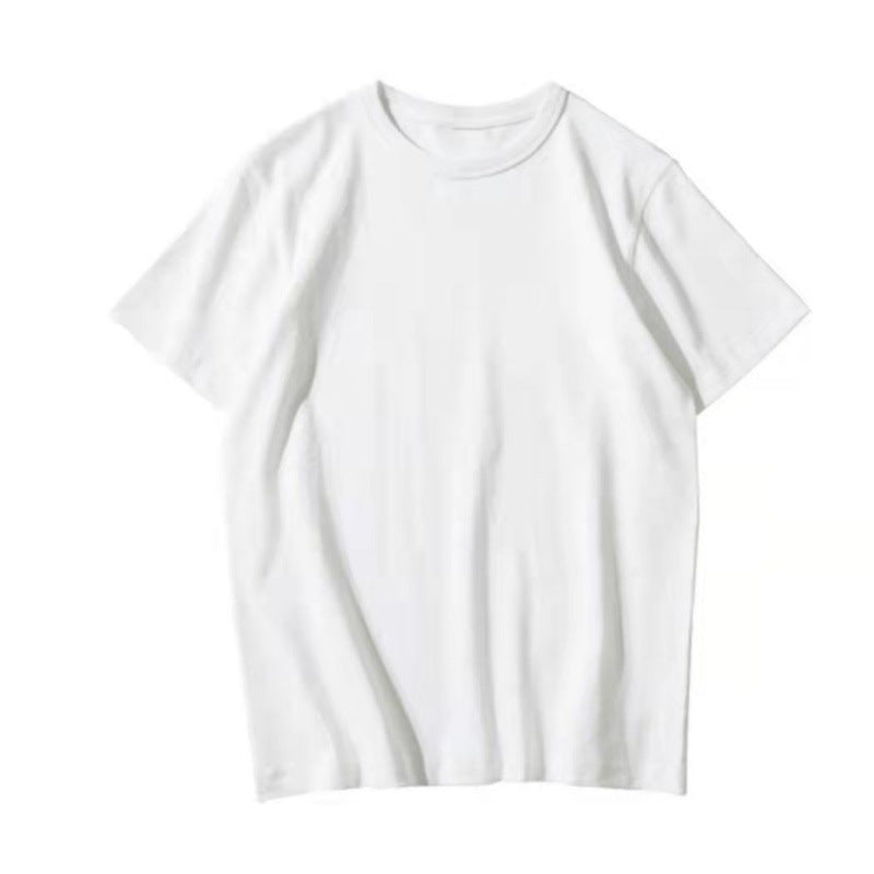 Contrasting Color Short-Sleeved Shirt