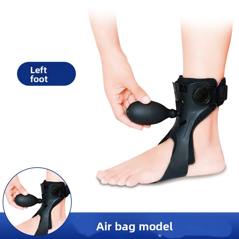 Convenient snap-on foot drop orthosis