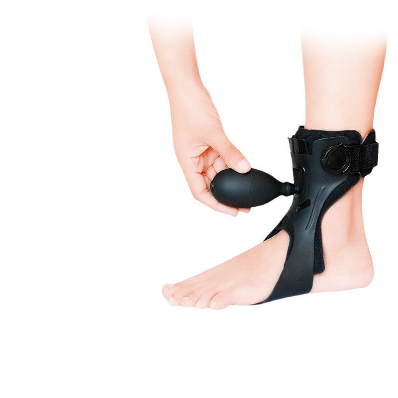 Convenient snap-on foot drop orthosis