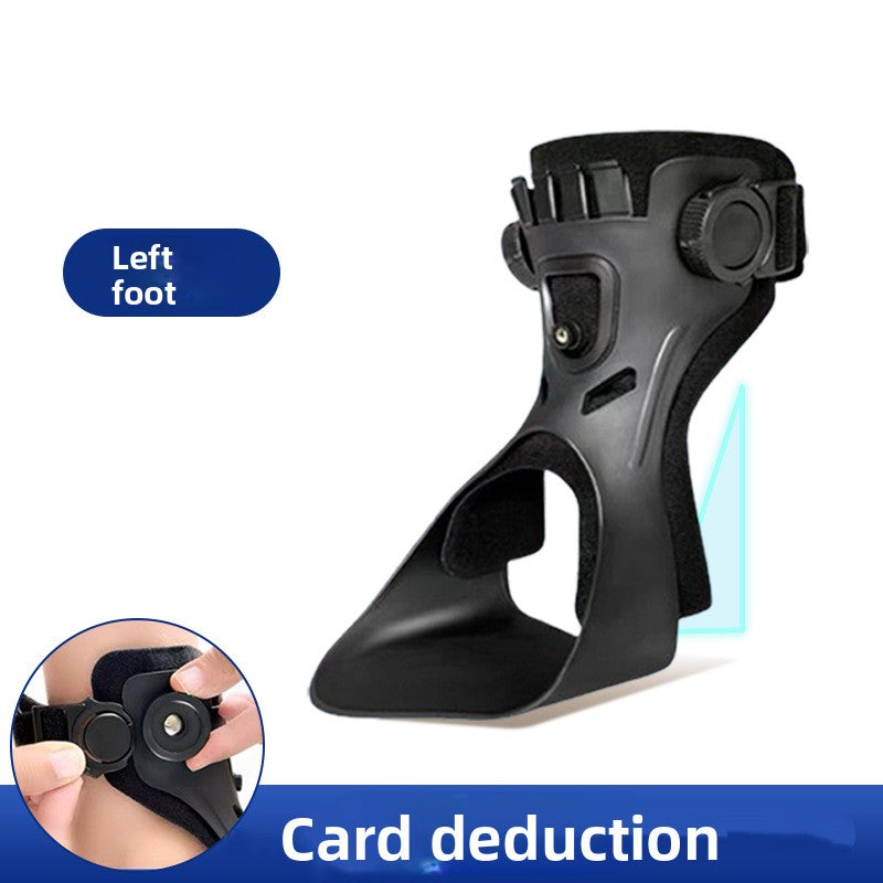 Convenient snap-on foot drop orthosis