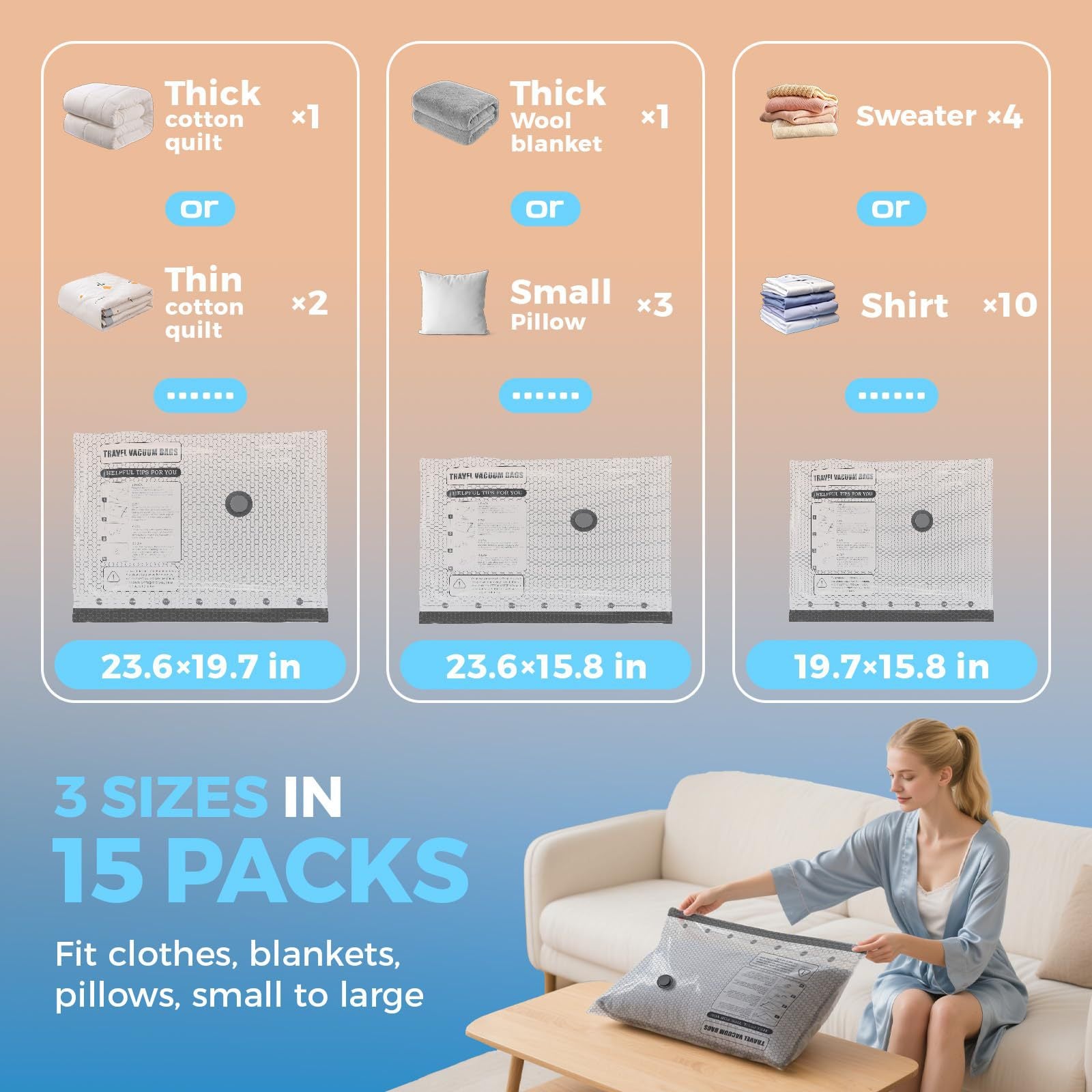 Convenient storage bag