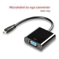 Micro HDMI to VGA Black