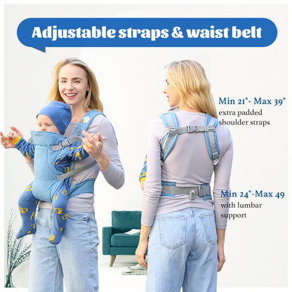 Convertible 4-in-1 Baby Travel Carrier with Safety Seat