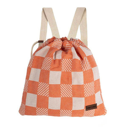 Convertible beach towel bag