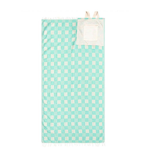 Convertible beach towel bag