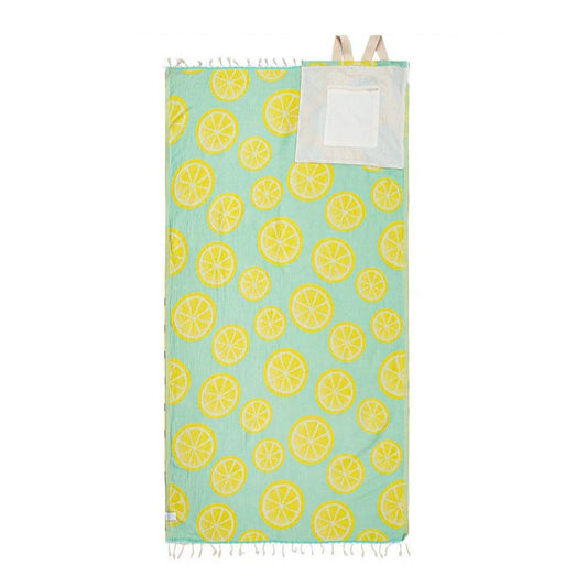 Convertible beach towel bag