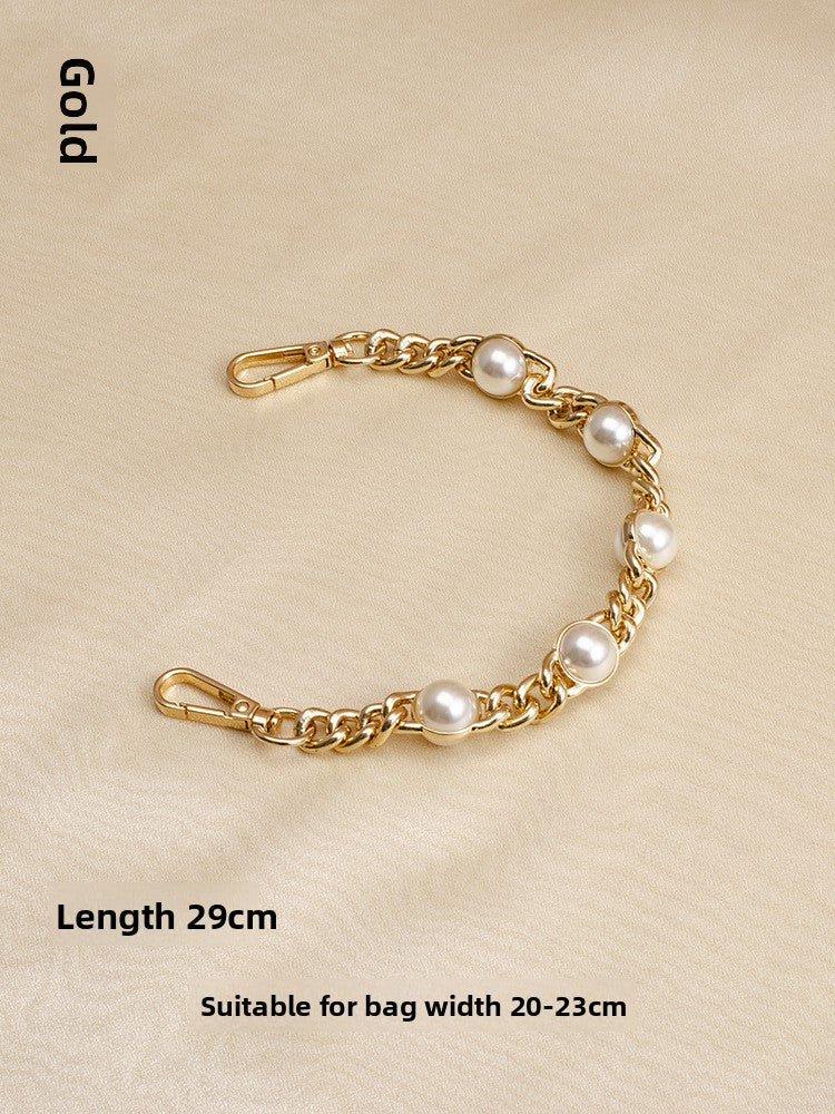 Convertible Pearl Accent Bag Strap